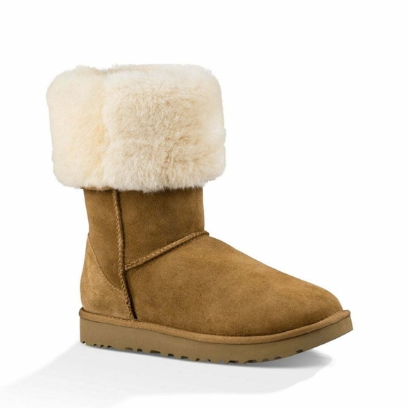 UGG Classic Tall Chestnut suede leather and sheep skin boots